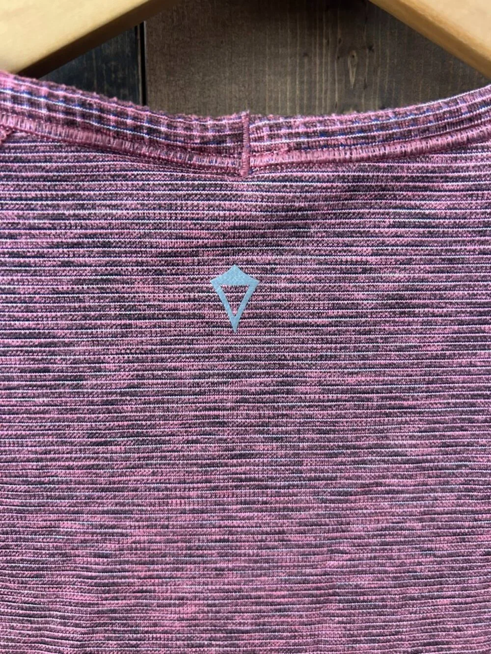 Ivivva by Lululemon Heathered Pink and Black Fly Tech Long Sleeve Youth Size 14